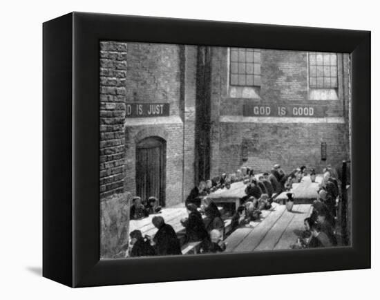 Workhouse Dining Hall, Oliver Twist Film, 1948-Peter Higginbotham-Framed Premier Image Canvas