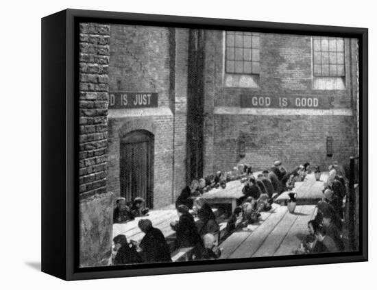 Workhouse Dining Hall, Oliver Twist Film, 1948-Peter Higginbotham-Framed Premier Image Canvas