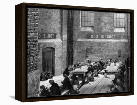 Workhouse Dining Hall, Oliver Twist Film, 1948-Peter Higginbotham-Framed Premier Image Canvas