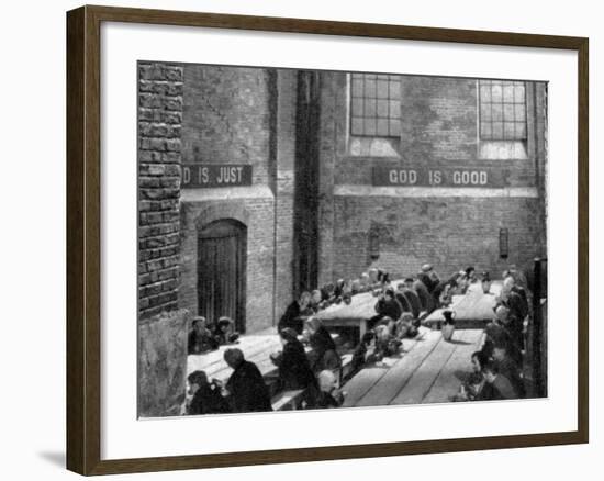 Workhouse Dining Hall, Oliver Twist Film, 1948-Peter Higginbotham-Framed Photographic Print