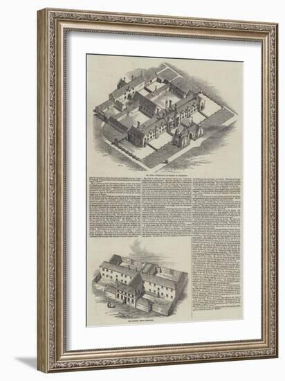 Workhouses in Canterbury and Andover-null-Framed Giclee Print