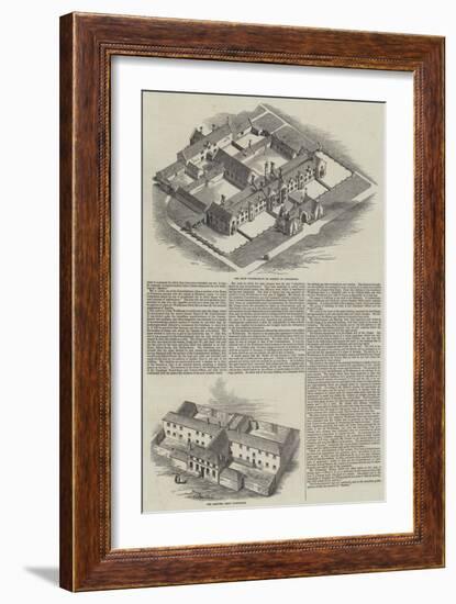 Workhouses in Canterbury and Andover-null-Framed Giclee Print