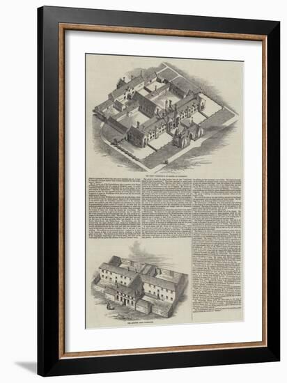Workhouses in Canterbury and Andover-null-Framed Giclee Print