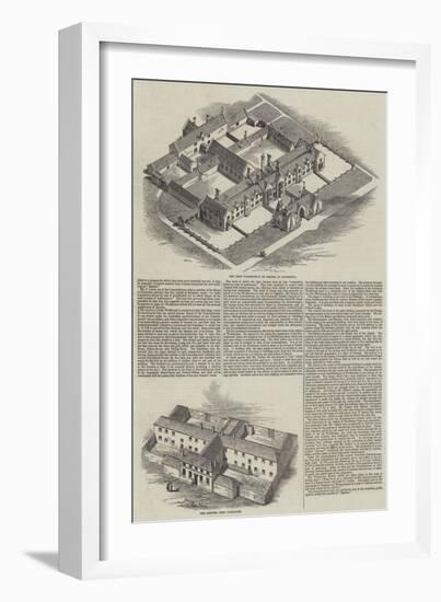 Workhouses in Canterbury and Andover-null-Framed Giclee Print