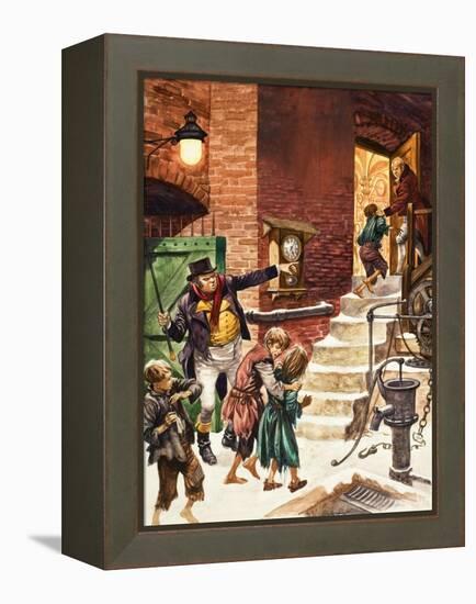 Working Children of Victorian Britain-Peter Jackson-Framed Premier Image Canvas