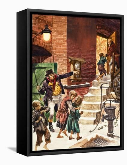 Working Children of Victorian Britain-Peter Jackson-Framed Premier Image Canvas