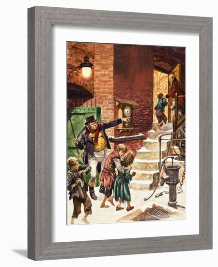 Working Children of Victorian Britain-Peter Jackson-Framed Giclee Print