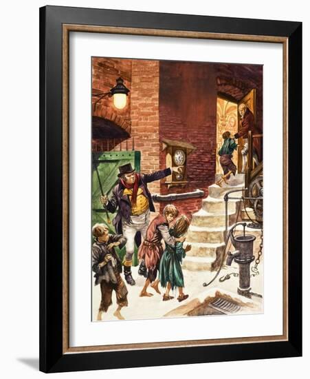 Working Children of Victorian Britain-Peter Jackson-Framed Giclee Print