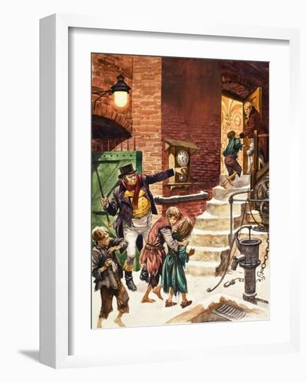 Working Children of Victorian Britain-Peter Jackson-Framed Giclee Print