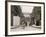 Working Class Children Playing in a Cobbled Street in Wapping, East London-null-Framed Photographic Print