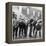 Working Class Children Playing Together in Sheffield-Henry Grant-Framed Premier Image Canvas