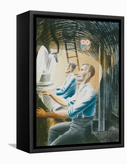 Working Controls While Submerged, 1941-Eric Ravilious-Framed Premier Image Canvas