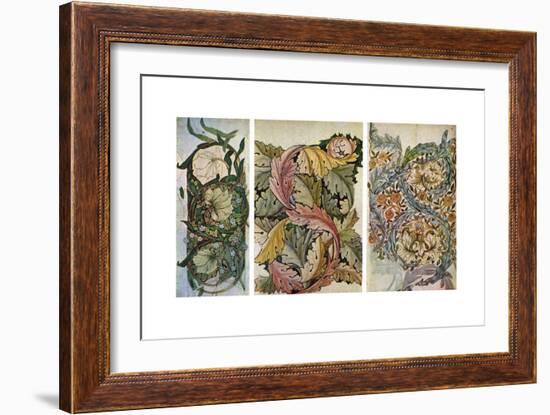 Working Drawings by William Morris (1834-189), 1934-William Morris-Framed Premium Giclee Print