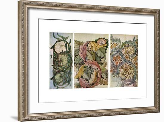 Working Drawings by William Morris (1834-189), 1934-William Morris-Framed Giclee Print