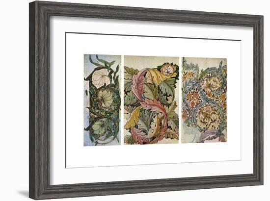 Working Drawings by William Morris (1834-189), 1934-William Morris-Framed Giclee Print