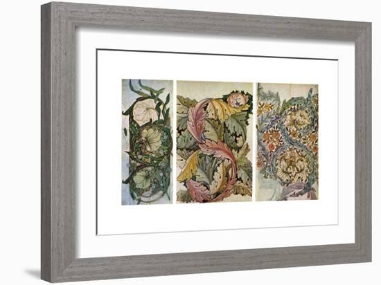 Working Drawings by William Morris (1834-189), 1934-William Morris-Framed Giclee Print