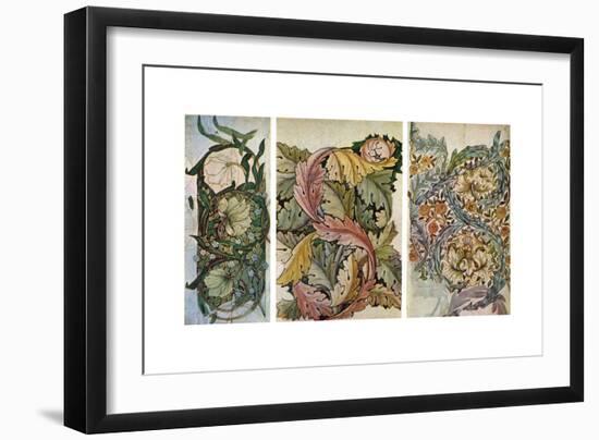 Working Drawings by William Morris (1834-189), 1934-William Morris-Framed Giclee Print