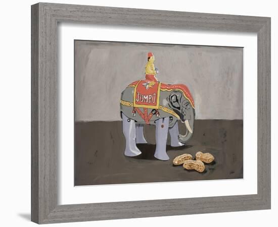 Working for Peanuts-Clayton Rabo-Framed Giclee Print