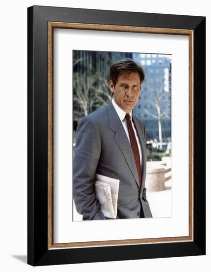 Working Girl by MikeNichols with Harrison Ford, 1988 (photo)-null-Framed Photo