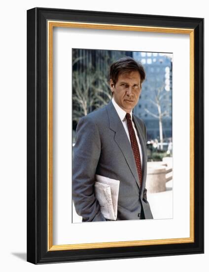 Working Girl by MikeNichols with Harrison Ford, 1988 (photo)-null-Framed Photo