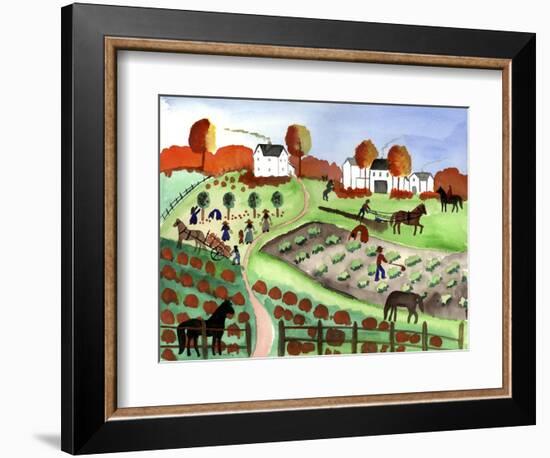 Working Horse Farm-Cheryl Bartley-Framed Giclee Print