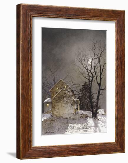 Working Late-Ray Hendershot-Framed Giclee Print