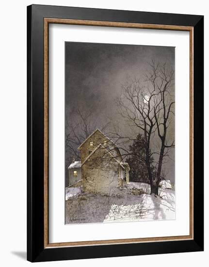 Working Late-Ray Hendershot-Framed Giclee Print