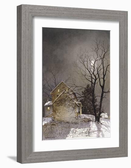 Working Late-Ray Hendershot-Framed Giclee Print