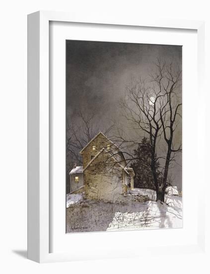 Working Late-Ray Hendershot-Framed Giclee Print