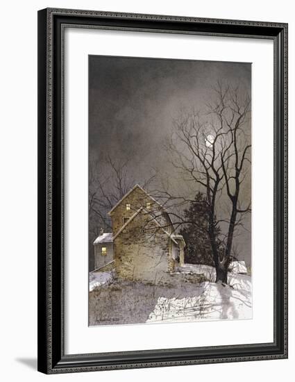 Working Late-Ray Hendershot-Framed Giclee Print