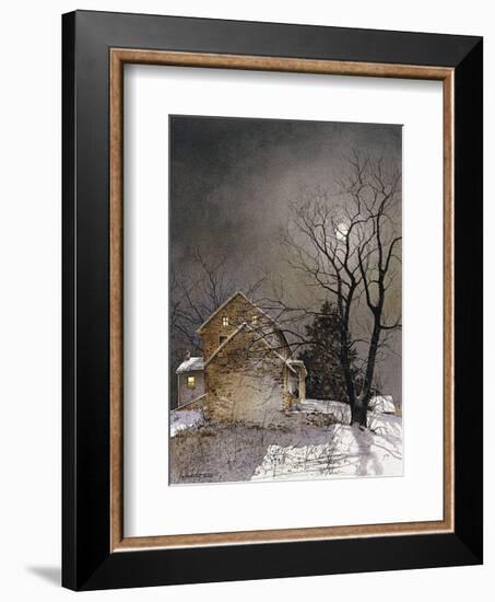 Working Late-Ray Hendershot-Framed Art Print