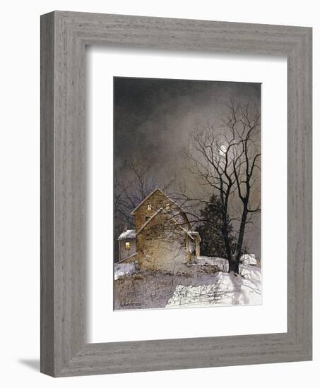 Working Late-Ray Hendershot-Framed Art Print