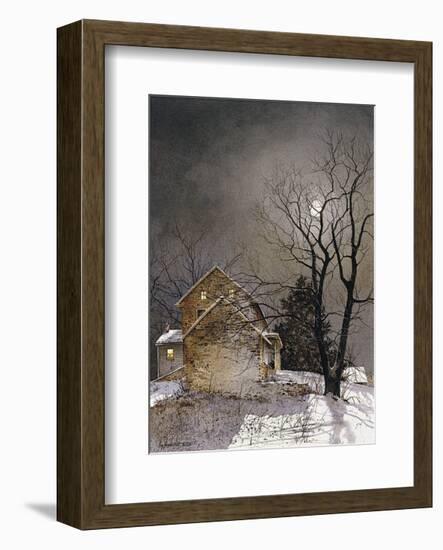 Working Late-Ray Hendershot-Framed Art Print