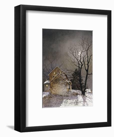 Working Late-Ray Hendershot-Framed Art Print