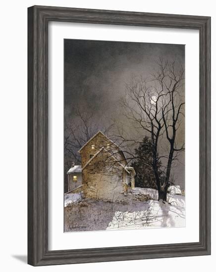 Working Late-Ray Hendershot-Framed Art Print