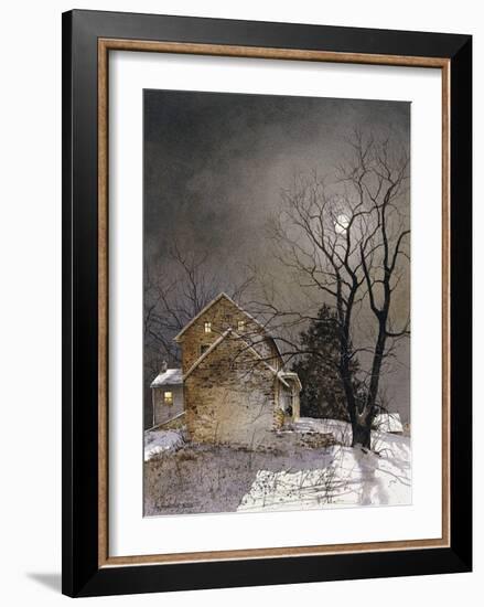 Working Late-Ray Hendershot-Framed Art Print