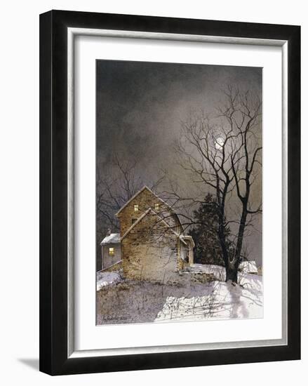 Working Late-Ray Hendershot-Framed Art Print