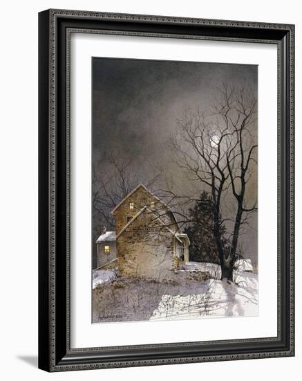 Working Late-Ray Hendershot-Framed Art Print