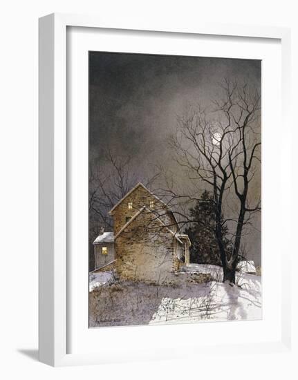 Working Late-Ray Hendershot-Framed Art Print