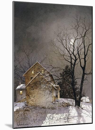 Working Late-Ray Hendershot-Mounted Art Print