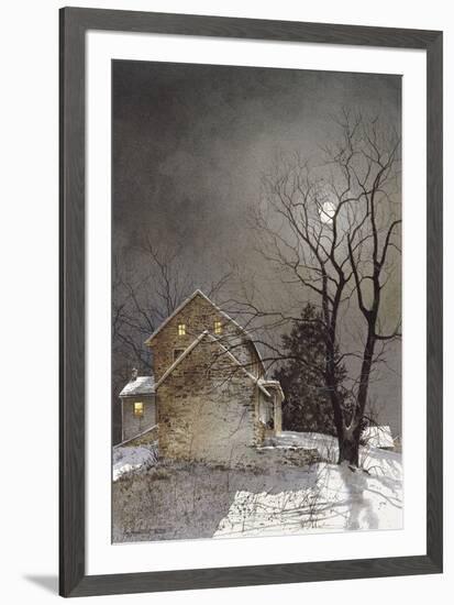 Working Late-Ray Hendershot-Framed Art Print