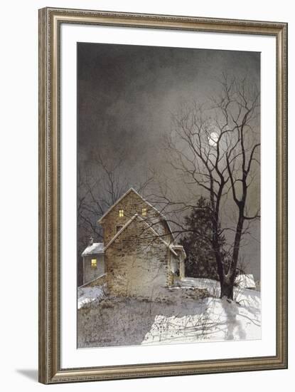 Working Late-Ray Hendershot-Framed Art Print