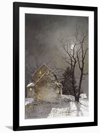 Working Late-Ray Hendershot-Framed Art Print