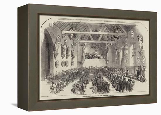 Working-Men's Reading-Room, Just Opened at Carlisle-null-Framed Premier Image Canvas