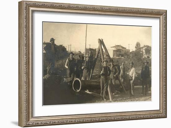 Working Men-null-Framed Art Print