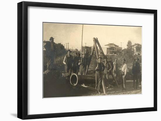 Working Men-null-Framed Art Print