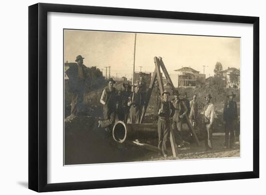 Working Men-null-Framed Art Print