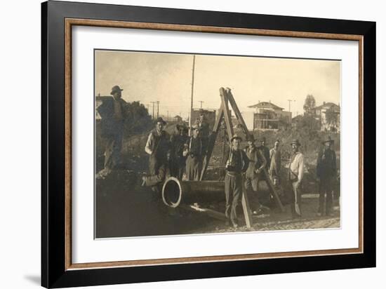 Working Men-null-Framed Art Print