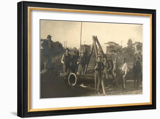 Working Men-null-Framed Art Print