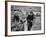 Working Mother Jennie Magill Shopping with Her Children at the Super Market-null-Framed Photographic Print